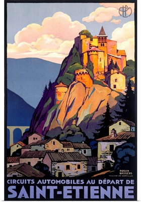 Saint Etienne, Vintage Poster, by Roger Broders