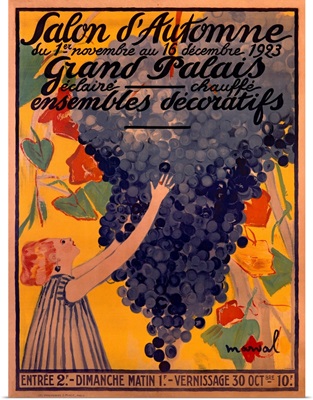 Salon dAutomne, Vintage Poster, by Marval