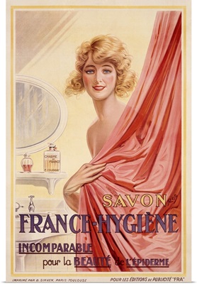 Savon France Hygiene, Vintage Poster