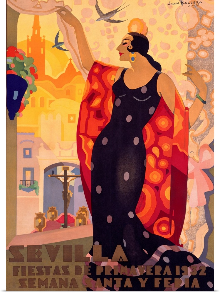 Spanish Dance Poster, Sevilla