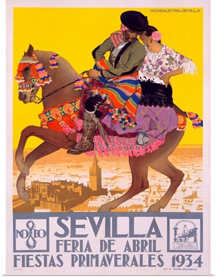 Sevilla, Vintage Poster, by Hohenleiter