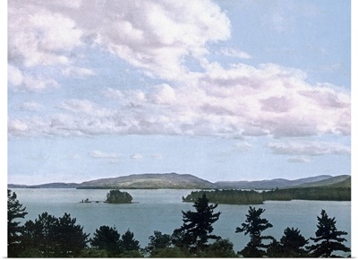 South from the Sagamore Green Island Lake George N.Y