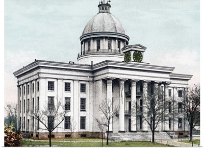 State Capitol Montgomery Alabama Vintage Photograph