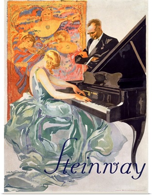 Steinway, Vintage Poster, by Werner Von Axster Heudtlass