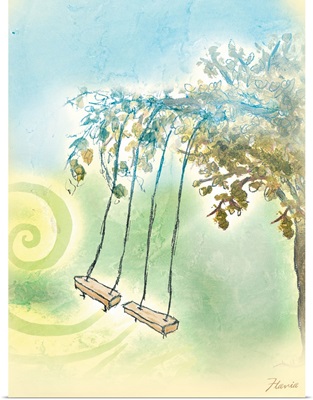 Swings Inspirational Print