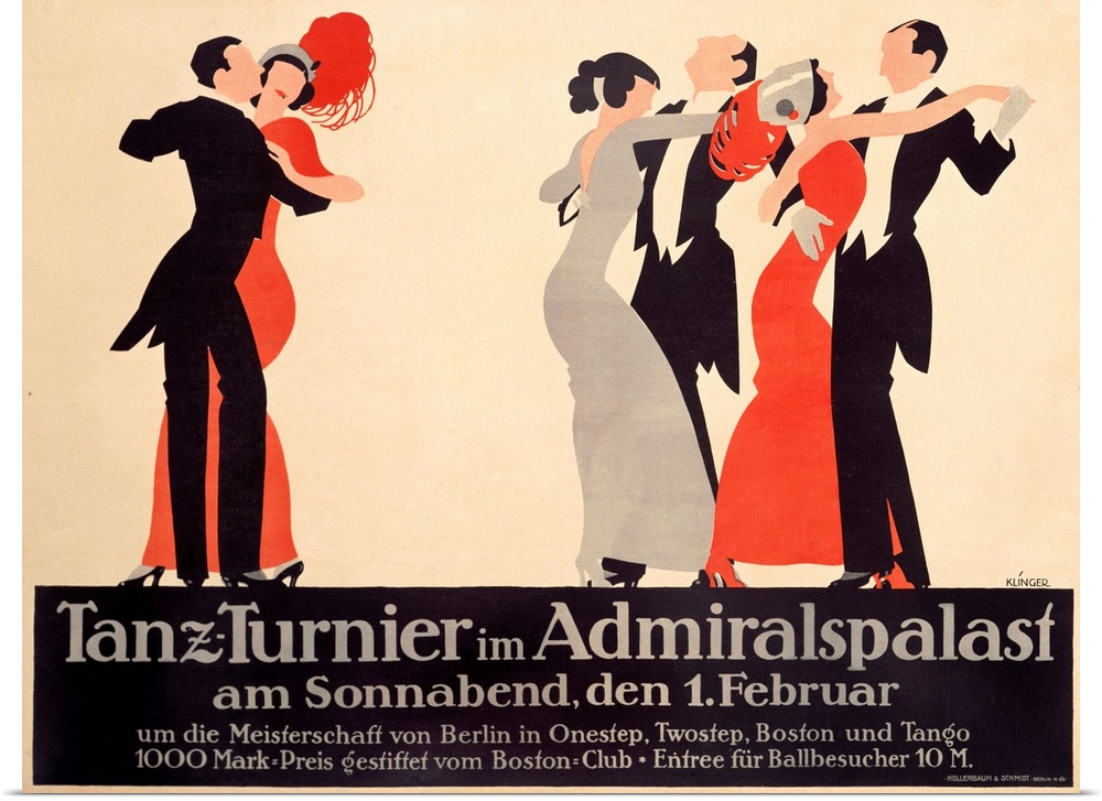 Vintage Dance Poster