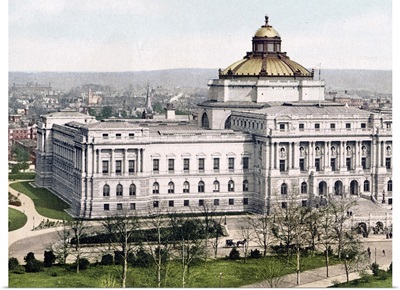 The Library of Congress Washington District of Columbia Vintage Photograph