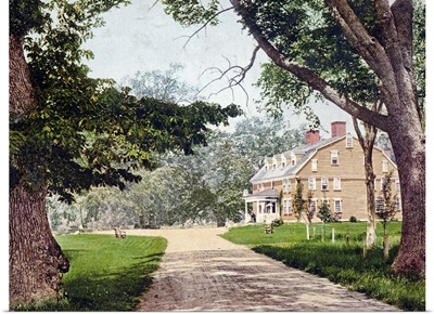 The Wayside Inn Sudbury Massachusetts Vintage Photograph