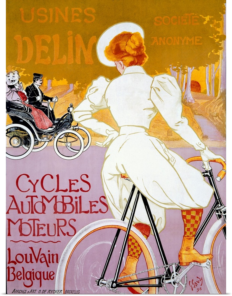 Vintage French Poster, Delin Factories