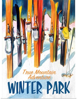 Winter Park Vintage Advertising Poster