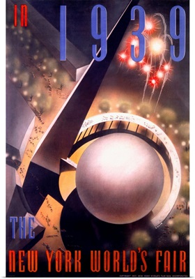 Worlds Fair, New York, 1939, Nembhard Culin, Vintage Poster