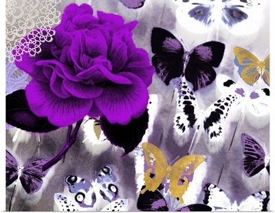 Butterfly Collage Magenta