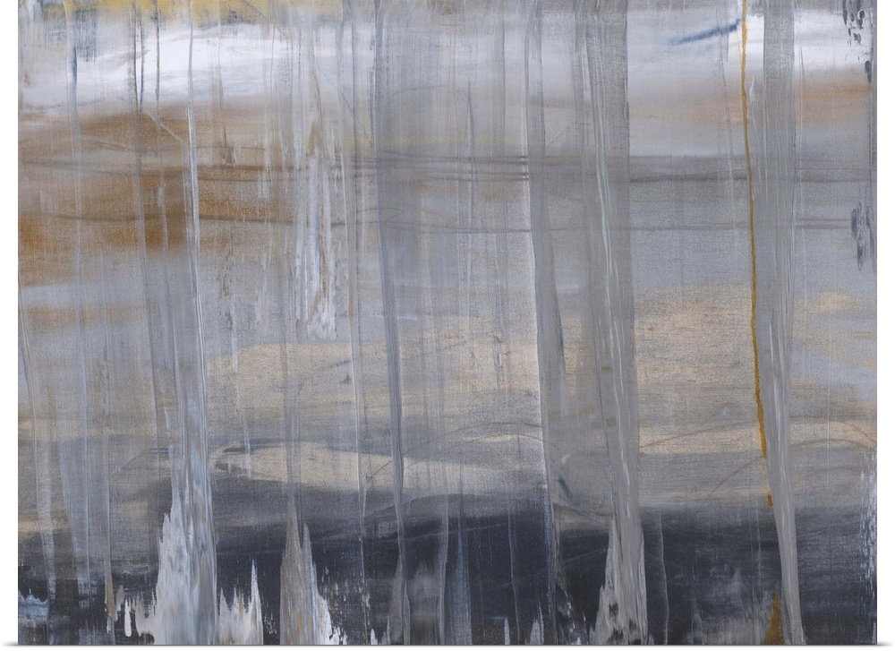 Contemporary abstract painting using neutral tones.