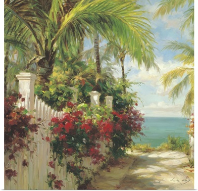 Pathway to the Beach with Garden