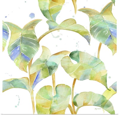 Watercolor Tropical Pattern II