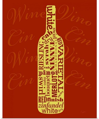 Wine Words Bottle