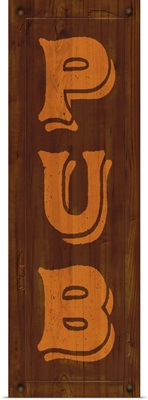 Wooden Pub Sign
