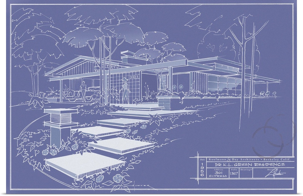 301 Cypress Dr. Blueprint - Inverse