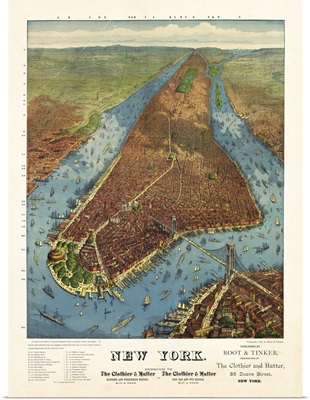 Aerial Map for Root and Tinker of New York