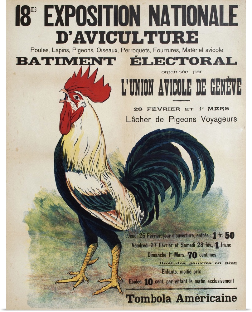 A vintage advertisement for an agriculture exposition.