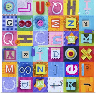 Alphabet Collage repeat