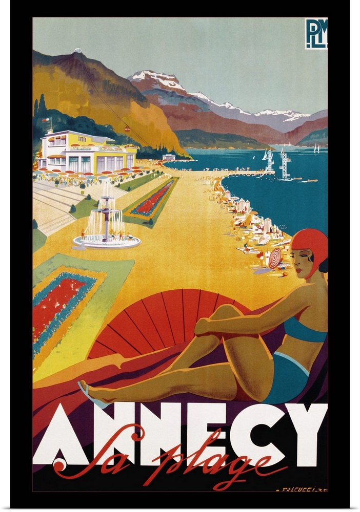 Annecy - Vintage Travel Advertisement