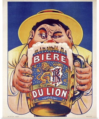 Biere du Lion - Vintage Beer Advertisement
