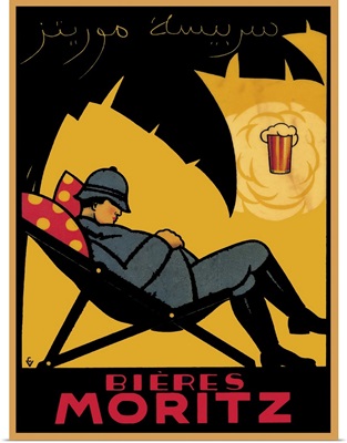Bieres Moritz - Vintage Beer Advertisement