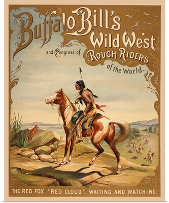 Buffalo Bill's Wild West - Vintage Advertisement