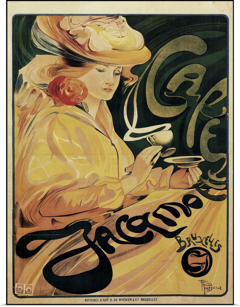 Cafe Jacqmotte - Vintage Advertisement