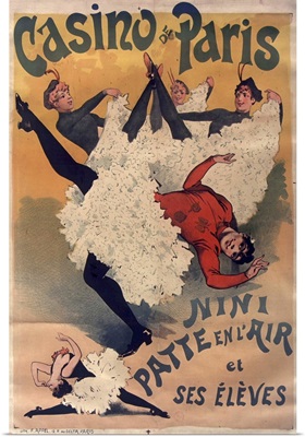 Casino de Paris - Vintage Cabaret Advertisement