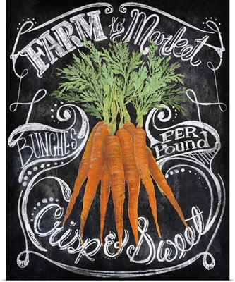 Chalkboard Carrots