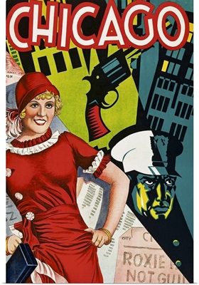 Chicago - Vintage Musical Poster