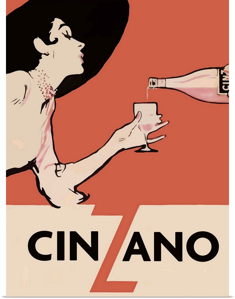 Cinzano - Vintage Liquor Advertisement