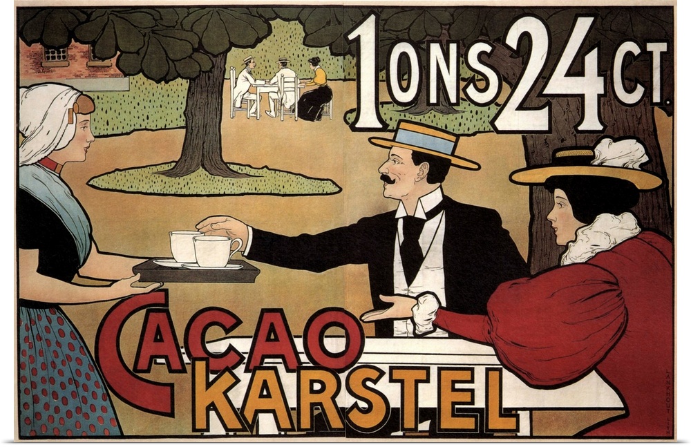 Cocoa Karstel - Vintage Chocolate Advertisement