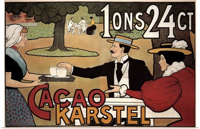 Cocoa Karstel - Vintage Chocolate Advertisement
