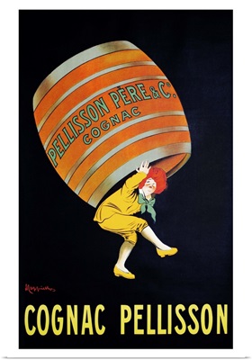 Cognac Pellisson - Vintage Liquor Advertisement