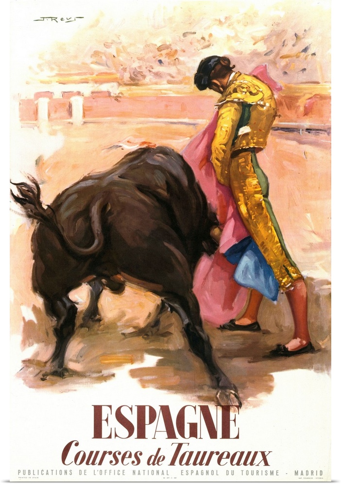 A matador and a bull.