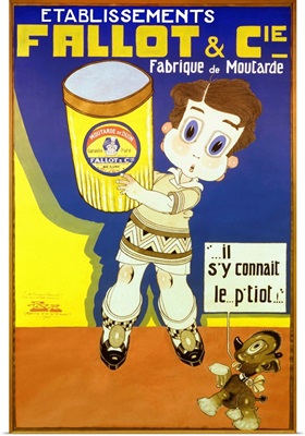 Fallot et Cie. - Vintage Mustard Advertisement