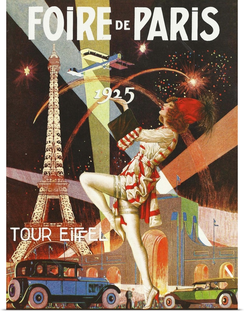 Foire de Paris, vintage Paris poster