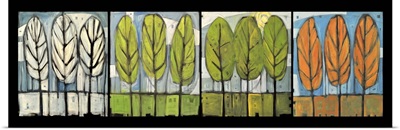 Four Seasons Tree Series Horizontal