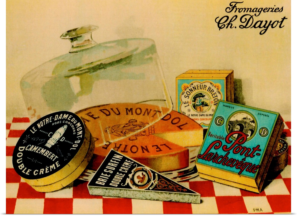 Fromages - Vintage Cheese Advertisement
