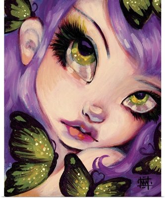 Green Eyed Violet