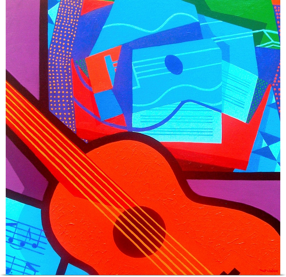 Homage To Juan Gris, guitar, music