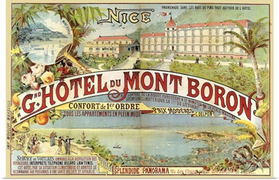 Hotel Mont Baron - Vintage Advertisement