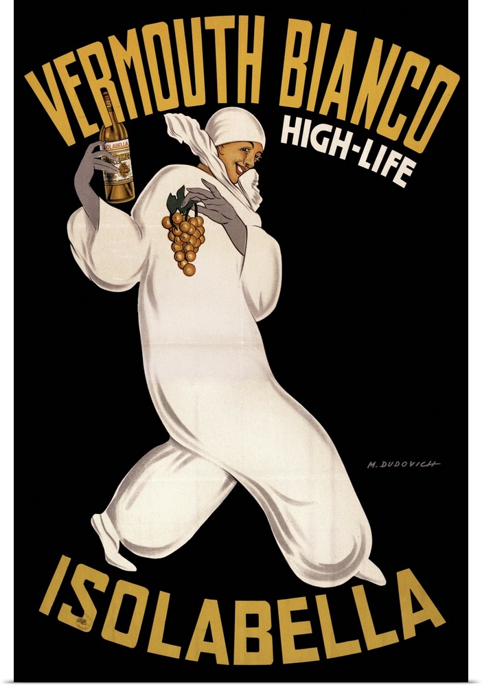 Isolabella Vermouth Bianco - Vintage Wine Advertisement