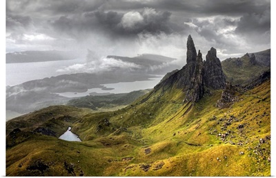 Jagged peaks in the wilds of Scotland