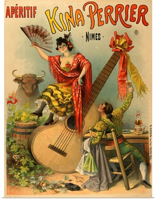 Kina Perrier - Vintage Beverage Advertisement