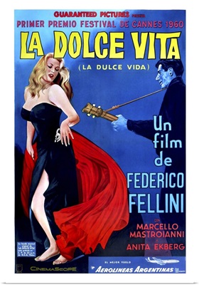La Dolce Vita - Vintage Movie Poster