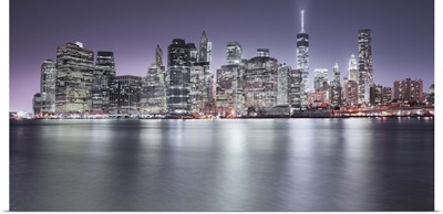Manhattan Skyline Night